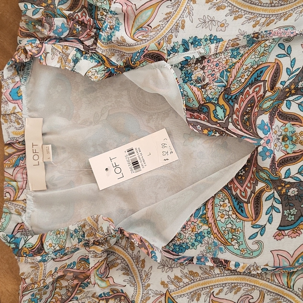 LOFT | Paisley Blouse - Picture 9 of 9